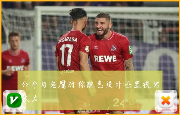 公牛与老鹰对称配色设计凸显视觉张力